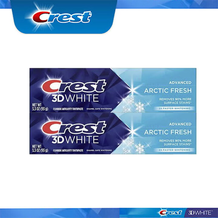 CREST ブリリアンス 慕斯Crest クレストホワイト二ング ミカたホワイト歯磨き粉 歯磨き粉 ブリリアンス WHITE 【新品未開封】Crest 3D White 90g×2 慕斯 歯磨き粉 クレスト
