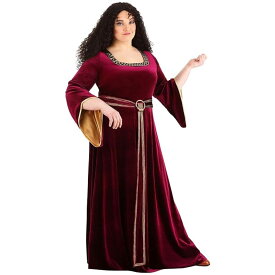 ハロウィン コスプレ ディズニー ラプンツェル 母 ゴーテル 大きいサイズ 仮装 塔の上のラプンツェル 女性用 プラスサイズ コスチューム Mother Gothel Costume for Plus Size Women from Disney's Tangled 公式ライセンス 【エクスプレス便】