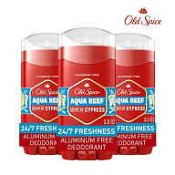 オールドスパイス Old Spice アクアリーフ　ライム　サイプレスの香り　3個セット 長時間持続 スティック…