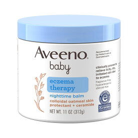【エクスプレス便】Aveeno Baby Eczema Therapy　Nighttime Moisturizing Body Balm 11oz 312g アヴィーノ 夜間用　ベイビー エクゼマセラピー ボディバーム　ベビー 湿疹 乳児湿疹