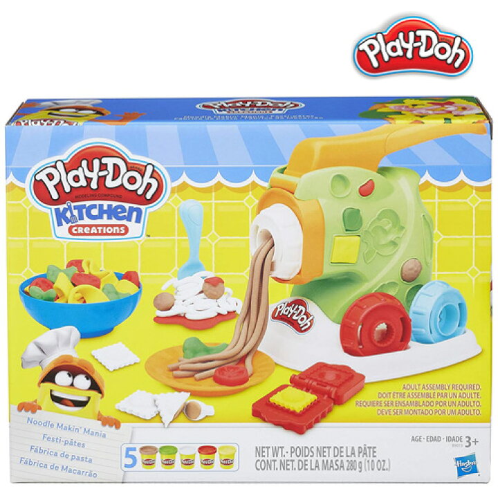 楽天市場 エクスプレス便 プレードウ Play Doh Noodle Makin Mania ヌードルメイキング 粘土 子供 おもちゃ ギフト クリスマス 粘土遊び カラフル 海外トレンド グリーンバスケット
