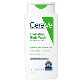 【エクスプレス便】CeraVe Body Wash for Dry Skin 10ozセラヴィ 乾燥肌用 ボディウォッシュ 296mlヒアルロン酸　セラミド　保湿　お肌の悩み　乾燥