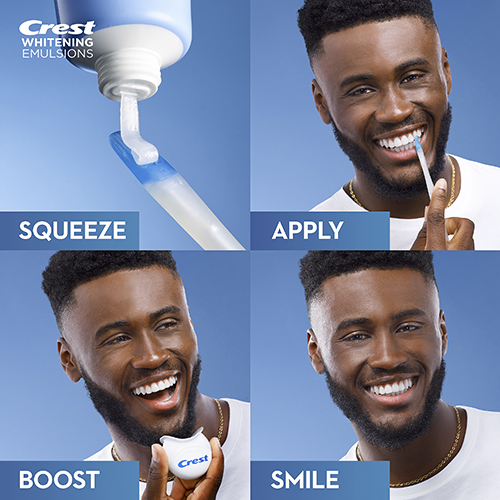 【エクスプレス便】Crest Whitening Emulsions Leave-on Teeth Whitening Kit With LED  Accelerator Light 0.63ozクレストホワイトニングエマルジョン キット LEDライト付き 18g ホワイトニング　白い歯 | 