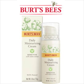 【追跡可能海外メール便】Burt's Bees Daily Face Moisturizer Cream for Sensitive Skin, 1.8 Oz バーツビーズ デイリー保湿クリーム メール便