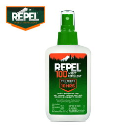 【追跡可能海外メール便】REPEL100 Insect Repellent Pump Spray 4oz リペル100 118ml（4オンス） 最大10時間