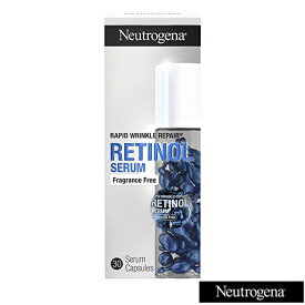 【追跡可能海外メール便】ニュートロジーナ レチノールセラムカプセル 30個 Neutrogena Rapid Wrinkle Repair Retinol Face Serum Capsules 30ct レチノールセラム スキンケア エイジングケア 美容