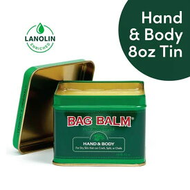 【エクスプレス便】Bag Balm Vermont's Original HAND & BODY 8oz バッグバーム ハンドアンドボディ 保湿クリーム バーモントオリジナル