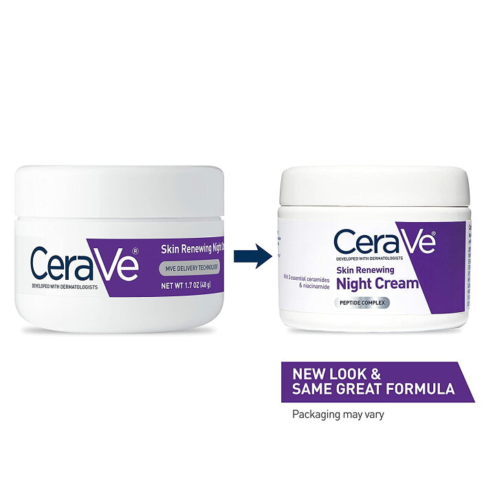 楽天市場】CeraVe Skin Renewing Night Cream 1.7oz セラヴィ 肌の再生 