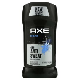 【追跡可能海外メール便】AXE Antiperspirant Deodorant For Men 48H Sweat & Odor Protection For Long Lasting Freshness, Phoenix 2.7oz アックス　メンズデオドラント　フィーネックス　76g 48時間　匂い　ワキ 　制汗剤