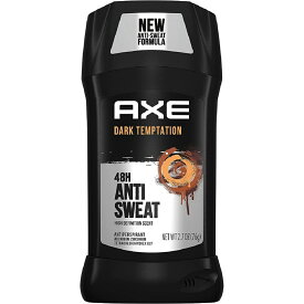 【追跡可能海外メール便】AXE Dual Action Antiperspirant Stick for Long Lasting Freshness Dark Temptation 2.7ozアックス　ダークテンプテーション　制汗剤＆デオドラントスティック　76gメンズ　長時間　ワキの匂い　汗対策