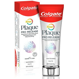 【追跡可能海外メール便】Colgate Total Plaque Pro Release Whitening Toothpaste 3.0ozコルゲート トータルプラーク プロリリース ホワイトニング歯磨き粉 85g白い歯　ホワイトニング　過敏症予防