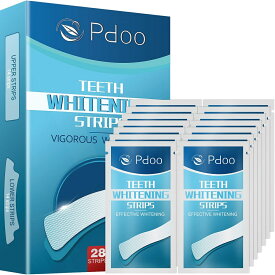 【追跡可能海外メール便】PdooClub Teeth Whitening Strip Blue 28 Stripsピードゥークラブ ホワイトニングテープ ブルー 14回分（28枚入り）ホワイトニング　白い歯　セルフホワイトニング　シートタイプ