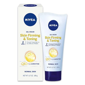 【エクスプレス便】Nivea Skin Firming and Toning Body Gel Cream with Q10 6.7oz ニベア スキンファーミングアンドトーニングボディジェルクリーム コエンザイムQ10 189g 引き締め ジェルクリーム 保湿 乾燥
