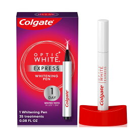 【追跡可能海外メール便】 Colgate Optic White Express Teeth Whitening Pen 0.08oz コルゲートオプティックホワイトエクスプレスホワイトニングペン 2.5ml 　ホワイトニングケア　ホワイトニング　白い歯　清潔な歯