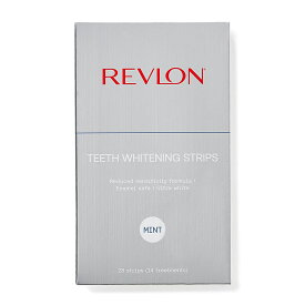 【追跡可能海外メール便】 REVLON Mint Flavored Teeth Whitening Strips 14 Treatments レブロン ホワイトニングストリップス 28枚 14回分 ホワイトニングケア ホワイトニング 白い歯 清潔な歯