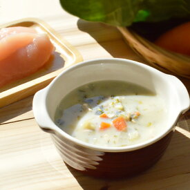 【ディッシュスタイル】チキンの豆乳チャウダー　120g【15時までの注文で当日発送 正規品 トッピング食材 肉類 犬用】