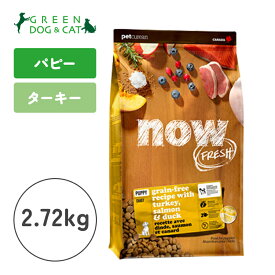 【ナウ　フレッシュ】ナウ フレッシュ グレインフリー パピー　2.72kg【15時までの注文で当日発送 正規品 ドライフード 犬用 子犬】