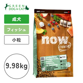 【ナウ　フレッシュ】ナウ フレッシュ グレインフリー スモールブリード フィッシュアダルト　9.98kg【15時までの注文で当日発送 正規品 ドライフード 犬用 成犬】