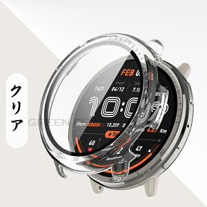 Amazfit Active 2 �P�[�X amazfit active 2 �J�o�[ �t�B���� ��̌^ �A�}�Y�t�B�b�g �A�N�e�B�u2 �J�o�[ 9H �����K���X�t�B������̉� Amazfit Active2 �J�o�[ PC+�����K���X �����ȒP �ϏՌ� �����ߗ� �w��h