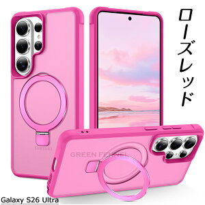 galaxy s26 ultra �P�[�X �����O�t Magsafe �ϏՌ� Galaxy S26 Plus s26+ �P�[�X �J�o�[ �X�^���h��� �}�O�Z�[�t �l�p���� galaxy s26 plus 5g �M�����N�V�[s26�E���g�� s26�v���X �ی�P�[�X ���C�����X �}�O�l