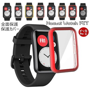 ꕔ݌ɔ Huawei Watch FIT P[X Huawei EHb` Fit Jo[ Huawei Fit Watch t@[EFC Watch FIT CASE یP[X X}[gEHb` ANZT[ یJo[ bLH TPU NA Vv 