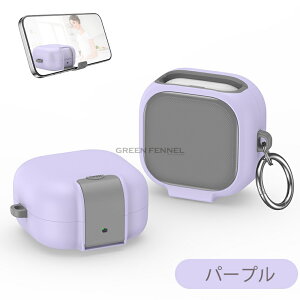 Galaxy Buds 4 �P�[�X Galaxy Bud 4 Pro �J�o�[ �M�����N�V�[ Buds4 / Buds4 Pro �P�[�X ������ �X�^���h�@�\ �S 8 �F �M�����N�V�[�o�b�Y4 /4�v�� �J�o�[ Samsung Galaxy Buds4/Bud4 Pro �J�o�[ �[�d�Ή� ���h�~ �h�� 