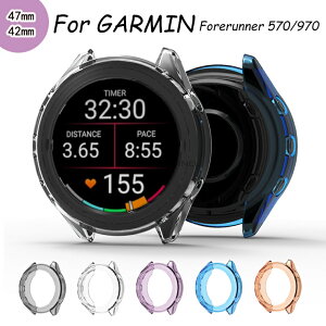 Garmin Forerunner 570 P[X NA Forerunner 970 Jo[ tHAi[ 970 570 42mm/47mm یP[X \tgJo[ Garmin K[~ tHAi[ 570 970 42mm / 47mm ϏՌP[X Forerunner 570/Forerunner 970 