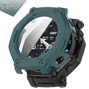 �V����! Amazfit T-Rex 3 pro 48mm ��p�P�[�X �t�B����+PC�t���[�� Amazfit T-Rex3 pro �J�o�[ �A�}�Y�t�B�b�g�E�H�b�` �P�[�X �K���X�t�B���� �N���A ��̌^ �����K���X Amazfit T-Rex3 pro �J�o�[ �t���ی� �t
