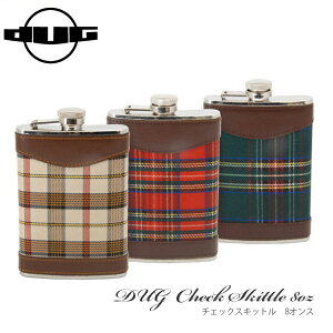DUG(�_�O) �`�F�b�N�X �L�b�g�� 8oz 3color DG-061 �A�E�g�h�A �T�o�C�o�� �L�����v �O�b�Y �W�����h�~ �v���[���g