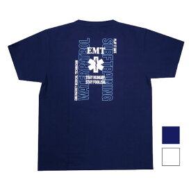 GUARD (ガード) 綿100% Tシャツ EMTデザイン ヘビーウェイト 厚手 アウトドア ウェア シャツ 半袖 メンズ EMT ライフセーバー 救命士 介護 看護 ユニフォーム