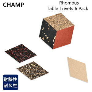 CHAMP `v Rhombus Table Trivets 6 Pack v[X}bg R[X^[ ~AbvTCN TCN fR[V AEghA Lv