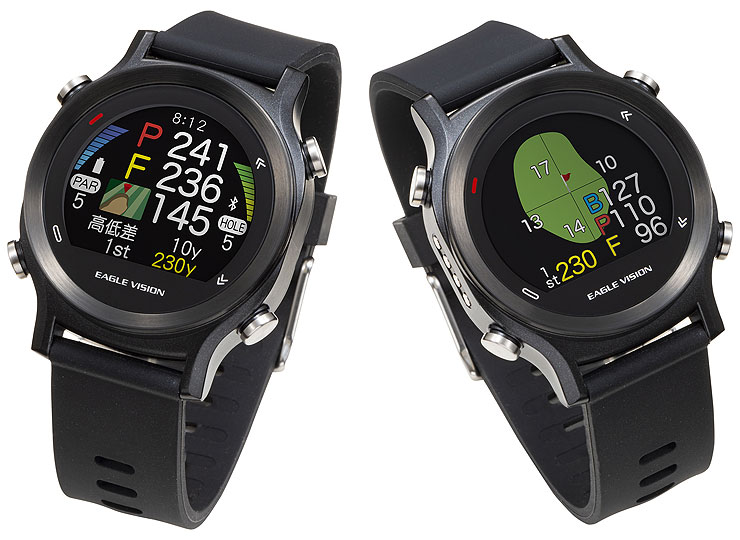 楽天市場】GPS 腕時計型ゴルフナビ レコーダー イーグルビジョン