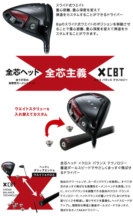 楽天市場】オノフ 2024年モデル AKA ドライバー LABOSPEC SHINARI 50  