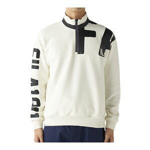 フィラゴルフ ACTIVE RETRO LINE ビッグロゴ ハーフジップ 長袖 プルオーバー ウェア メンズ 2025年秋冬モデル M-3L 785-563