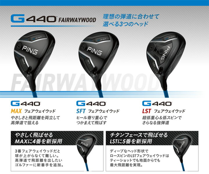 楽天市場】割引クーポン対象！特注カスタムクラブ ピン G440 MAX 