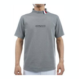 [タイムセール] トミーヒルフィガー ゴルフ ウェア メンズ ボックスロゴ モックネック 半袖シャツ THMA412 2024年春夏モデル M-XL