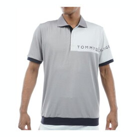 トミーヒルフィガー ゴルフ ウェア メンズ カラーブロック リンクスジャガード 半袖 ポロシャツ THMA432 2024年春夏モデル M-XL