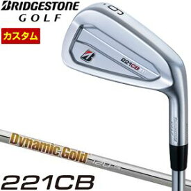 [セール] 特注カスタムクラブ ブリヂストンゴルフ TOUR B 221CB アイアン ダイナミックゴールド 120 シャフト 単品[＃4、＃5、＃6、＃7、＃8、＃9、PW]