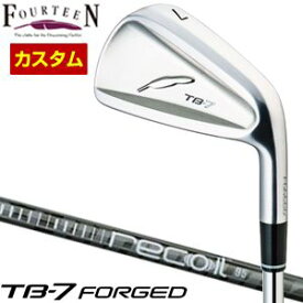 特注カスタムクラブ フォーティーン TB-7 Forged アイアン USTマミヤ アッタス Recoil 95 / 110 シャフト 4本セット[＃7-P]