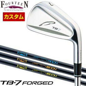 特注カスタムクラブ フォーティーン TB-7 Forged アイアン FT-40i / FT-50i / FT-60i カーボンシャフト 4本セット[＃7-P]