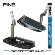 25％OFFクーポン対象！ピン SCOTTSDALE ANSER 2D パター PING SuperStroke TOUR 2.0 PT BLUE グリップ装…