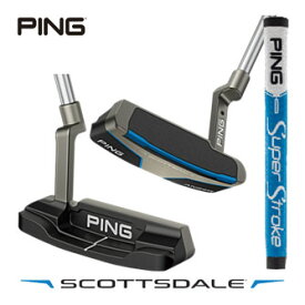 ピン SCOTTSDALE ANSER パター PING SuperStroke TOUR 2.0 PT BLUE グリップ装着モデル