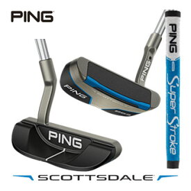 ピン SCOTTSDALE B63 パター PING SuperStroke TOUR 2.0 PT BLUE グリップ装着モデル