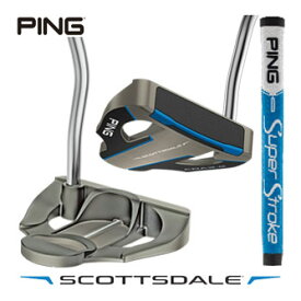 ピン SCOTTSDALE CRAZ-E パター PING SuperStroke TOUR 2.0 PT BLUE グリップ装着モデル