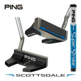 [タイムセール] ピン SCOTTSDALE PRIME TYNE 4 パター PING SuperStroke TOUR 2.0 PT BLUE グリップ装着モデル