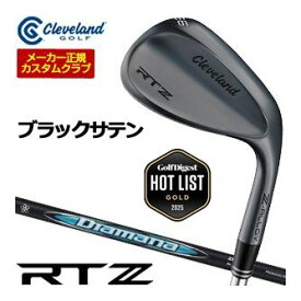 [タイムセール] 特注カスタムクラブ クリーブランド RTZ ブラックサテン ウエッジ Diamana ZX-i for CG シャフト