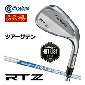 20％OFFクーポン対象！特注カスタムクラブ クリーブランド RTZ ツアーサテン ウエッジ N.S.PRO ZELOS 7 シャフト