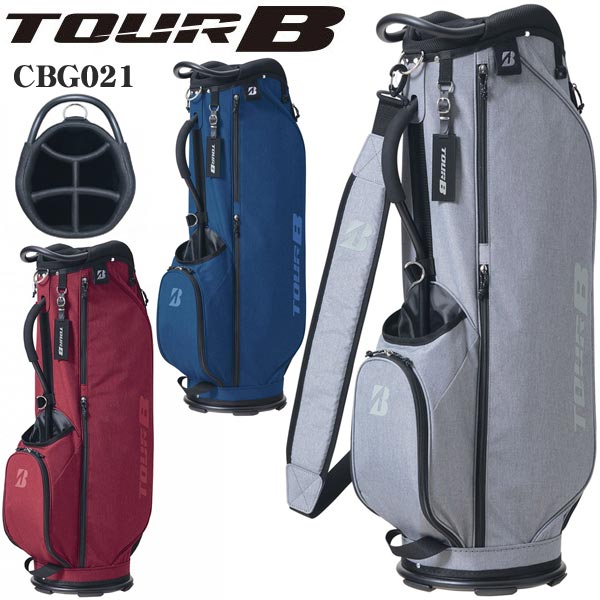 ブリヂストンゴルフ TOUR B メンズ キャディバッグ 軽量 アルミフレームモデル CBG021 | ゴルフプラザ　グリーンフィル