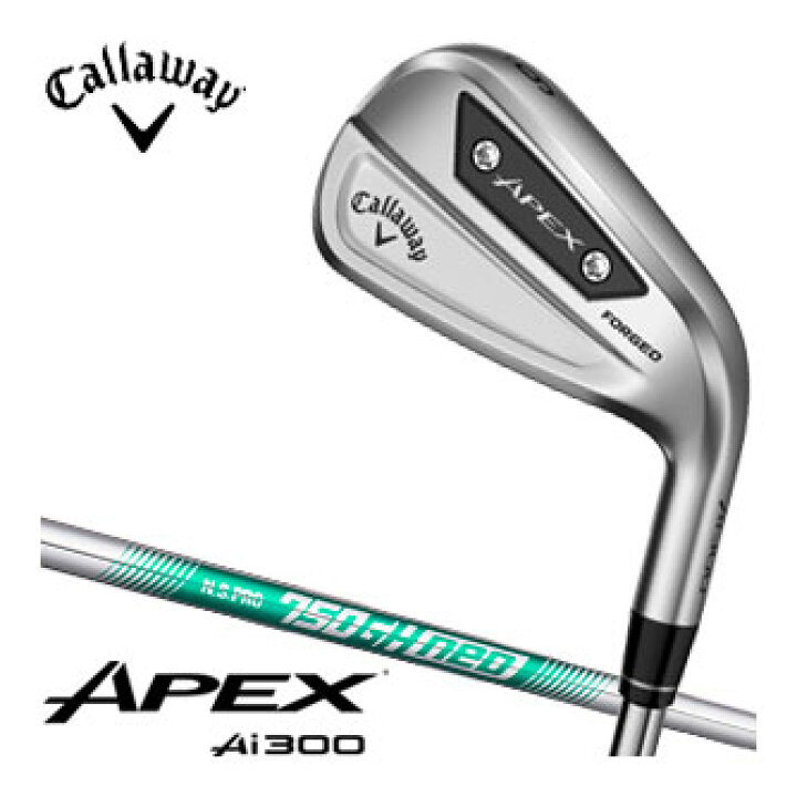 楽天市場】キャロウェイ APEX Ai300 アイアン 6本セット[＃5-P] N.S. 