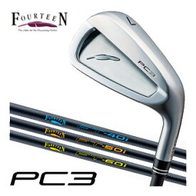 フォーティーン 2024 PC3 アイアン FT-40i / FT-50i / FT-60i カーボンシャフト 4本セット[＃7-P]